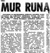 Mur runal - The Wall was falled