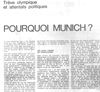 Why Munich?